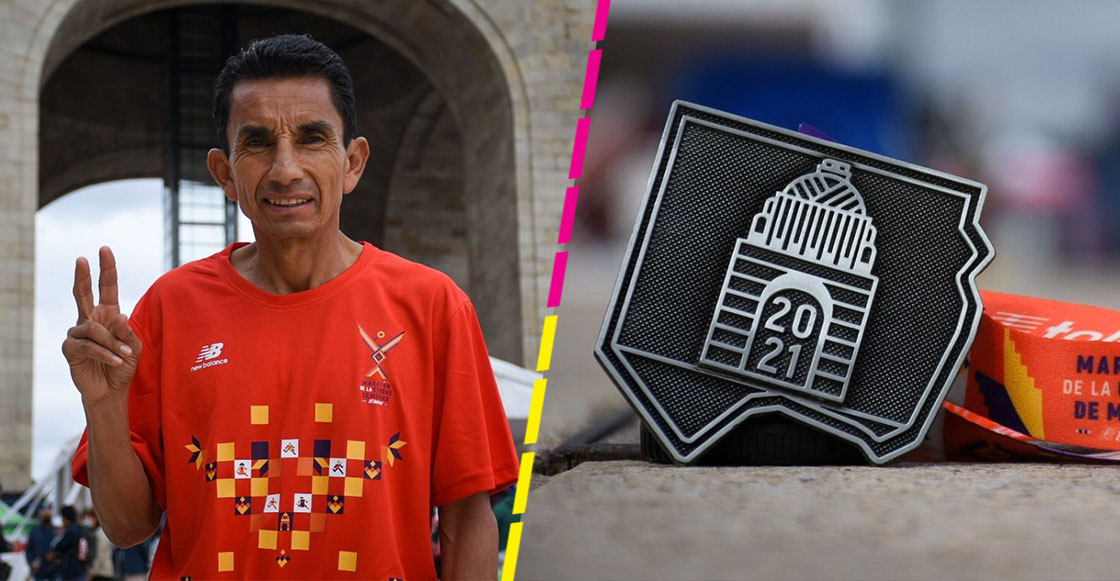 Así lucen la medalla y la playera del Maratón de la Ciudad de México 2021