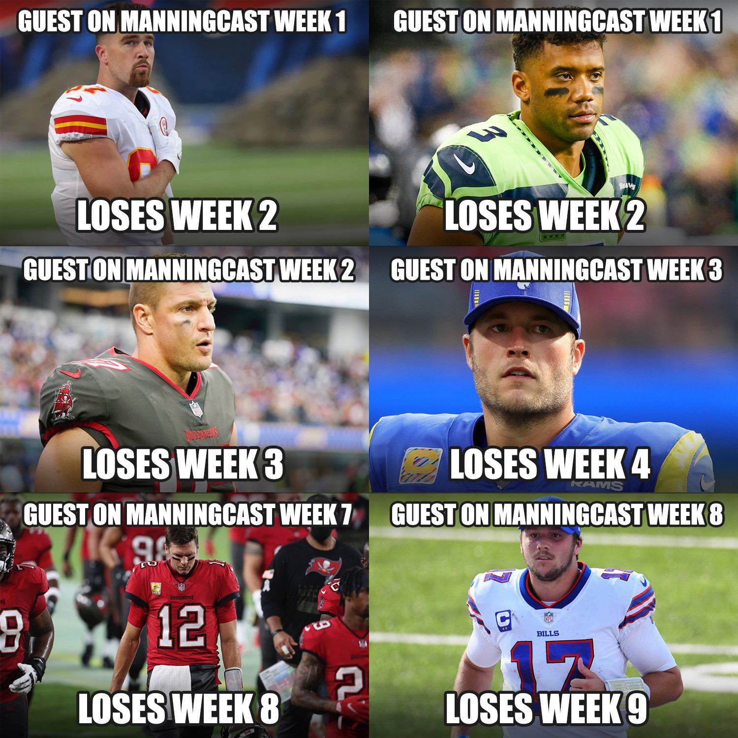 Meme de la NFL semana 9
