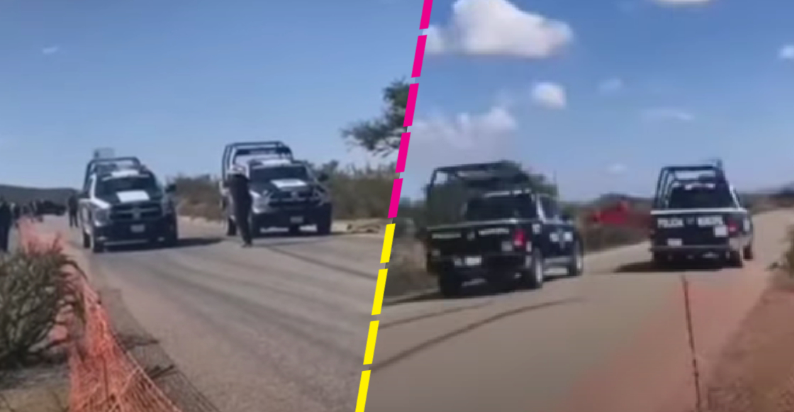 Policías usan sus patrullas para echar arrancones en Río Grande, Zacatecas