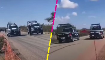 Policías usan sus patrullas para echar arrancones en Río Grande, Zacatecas