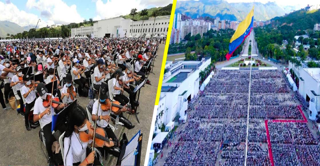 ¡Canta y no llores! Venezuela rompe el Récord de la orquesta más grande del mundo