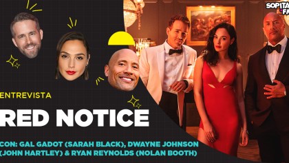 Entrevista con Gal Gadot, Dwayne Johnson y Ryan Reynolds por 'Red Notice'