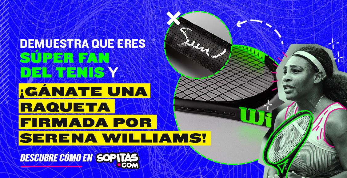 ¡Te regalamos una raqueta firmada por Serena Williams!
