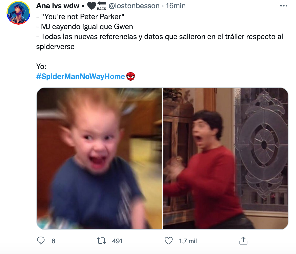 Así reaccionó el internet al segundo tráiler de 'Spider-Man: No Way Home'