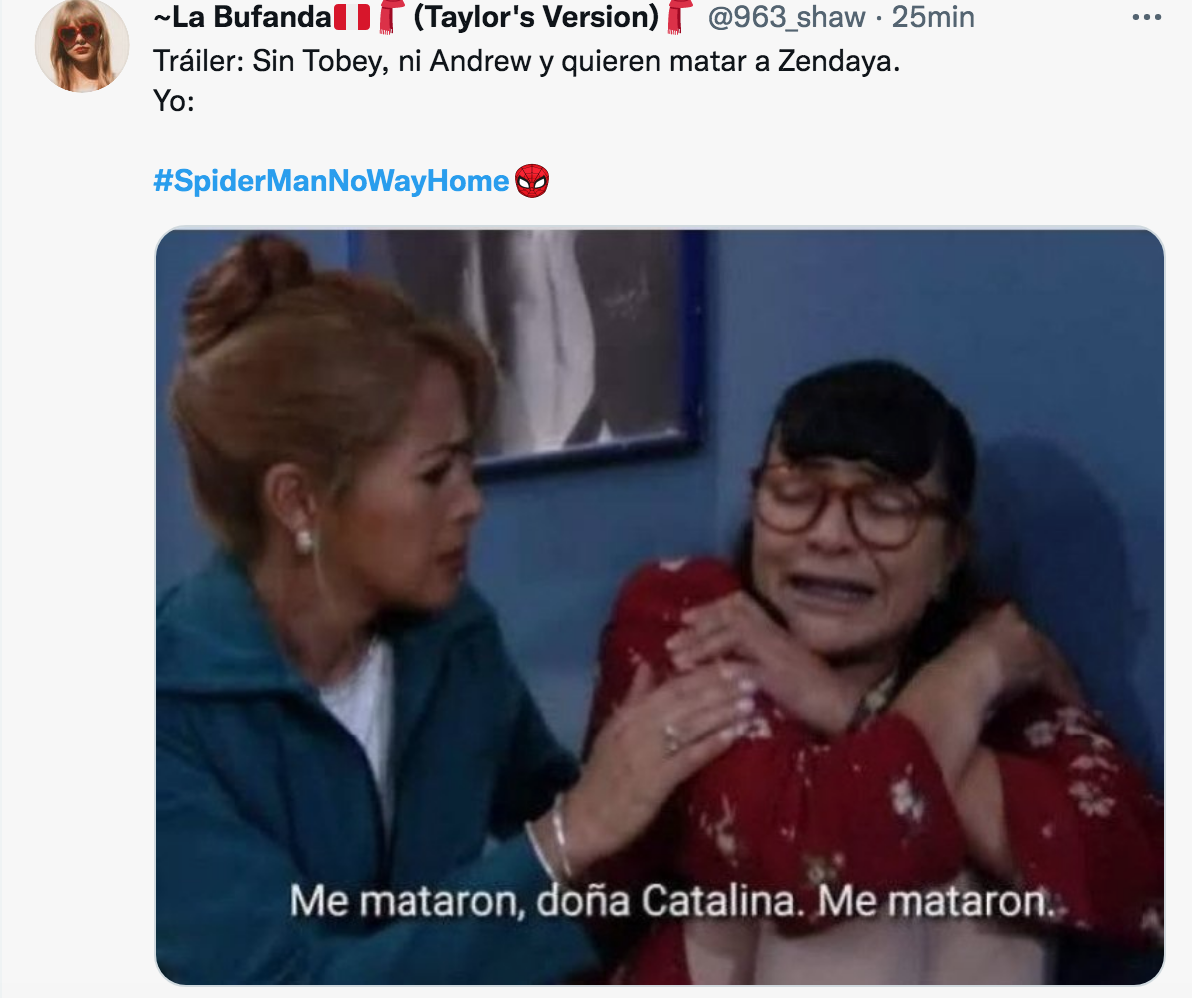 Así reaccionó el internet al segundo tráiler de 'Spider-Man: No Way Home'