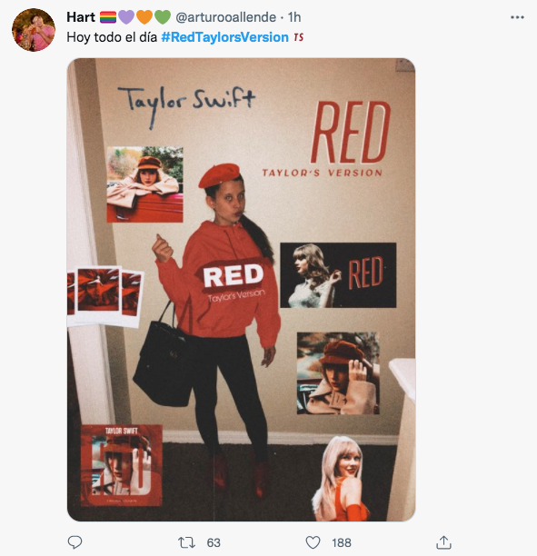 Taylor Swift relanzó 'Red' y por supuesto que sus fans perdieron la cabeza