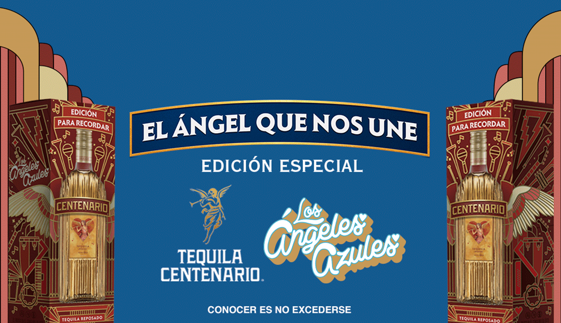 Tequila Centenario y Los Ángeles Azules lanzan botella edición especial
