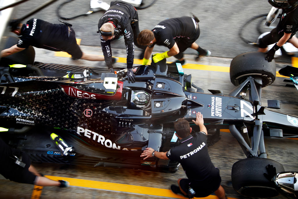 El agarrón entre Checo y Hamilton, el desastre de Bottas y la dramática largada del Gran Premio de México