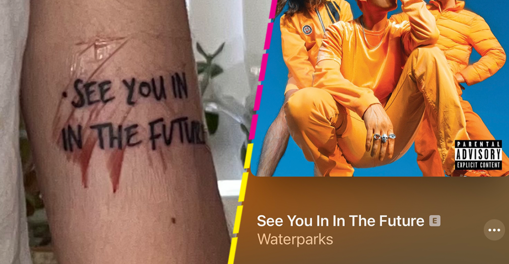 Waterparks: La banda que cambió el nombre de una rola para que coincida con el tatuaje mal hecho de un fan