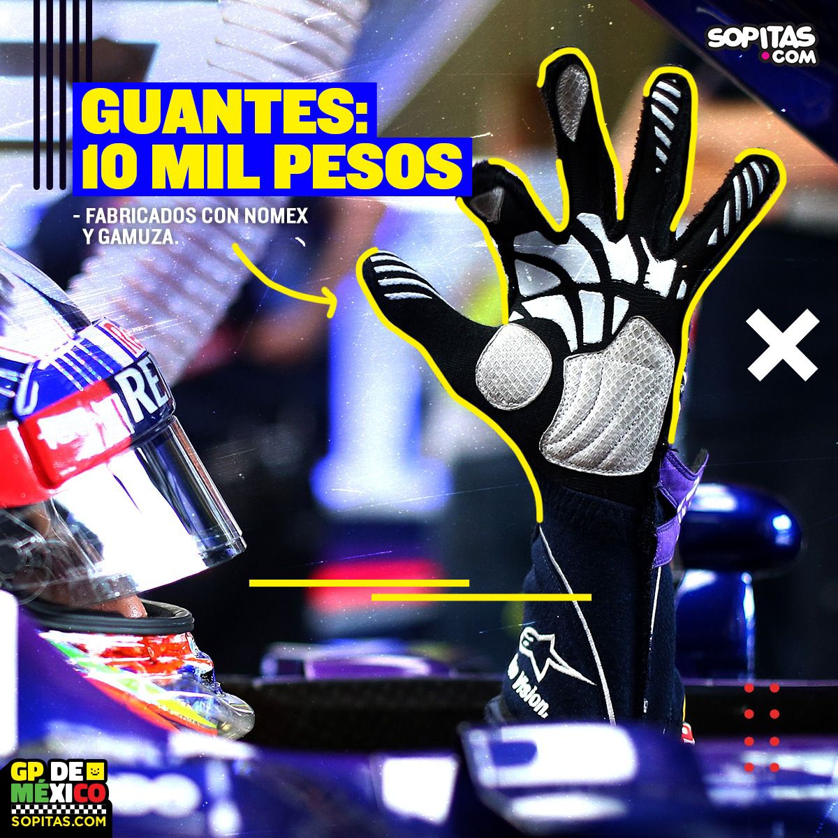 ¿Cuánto cuesta el traje, casco y otros elementos de la indumentaria de un piloto de Fórmula 1?