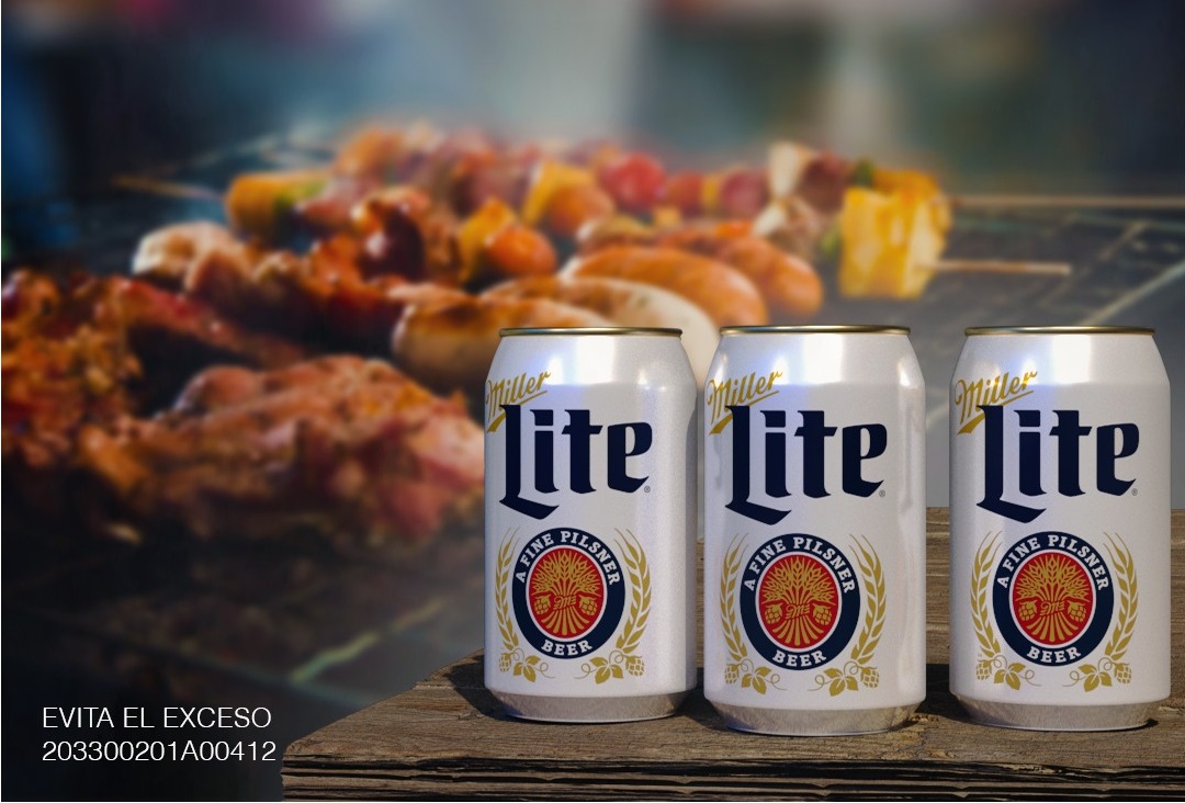 Carnita asada con Miller Lite