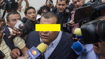 MÉXICO, D.F., 16ABRIL2014.- Cuahtémoc Gutiérrez, ex líder del PRI en el Distrito Federal, acudió a la Procuraduría capitalina para ratificar una denuncia que interpuso en días pasados para que se aclare el caso de una supuesta red de prostitución que operaba el ex asambleísta.