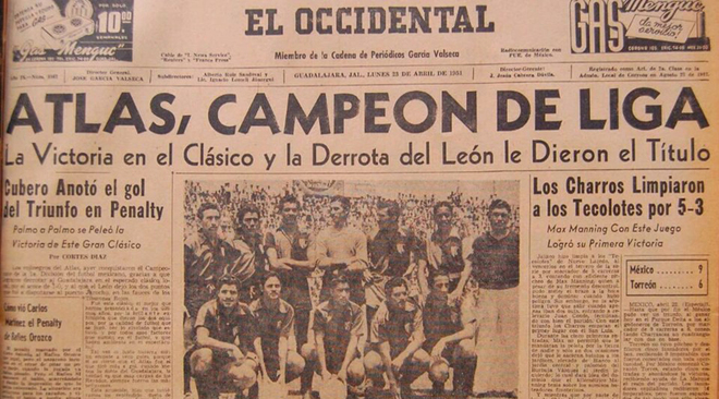 ¿Cómo era el mundo cuando Atlas fue campeón del futbol mexicano?
