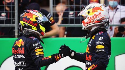 El trabajo en equipo de Red Bull con Checo Pérez que le dio la pole a Verstappen en el GP de Abu Dhabi