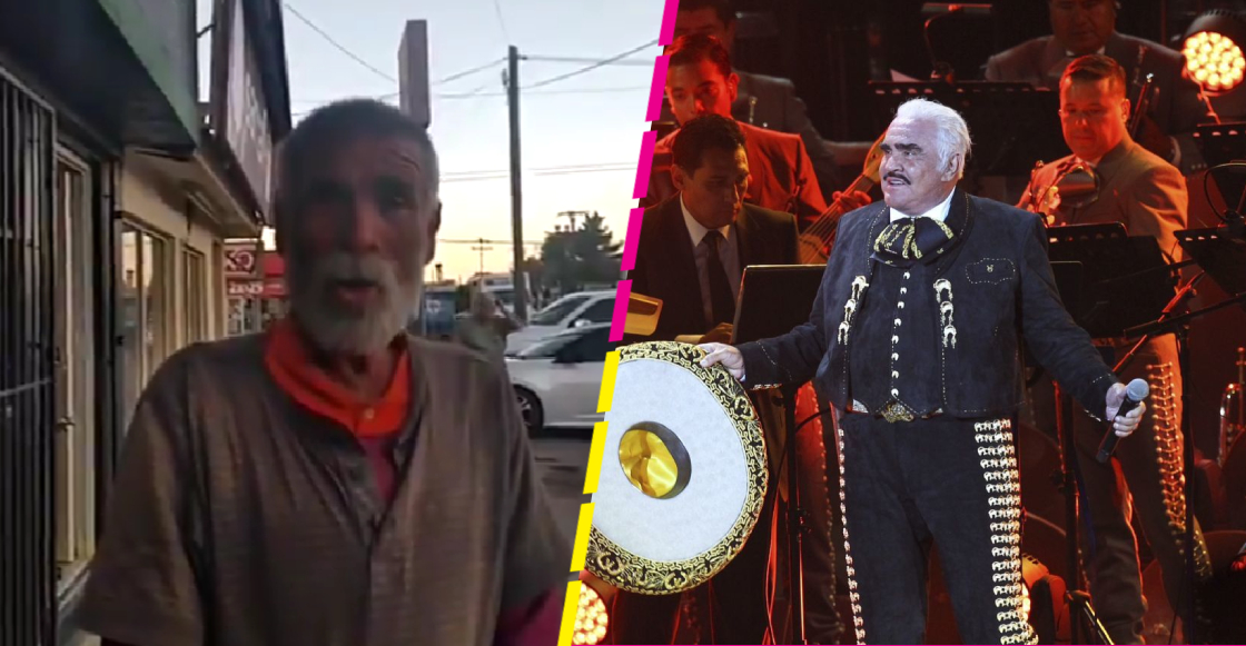 "El chente de Sonora": Artista callejero canta igualito a Vicente Fernández