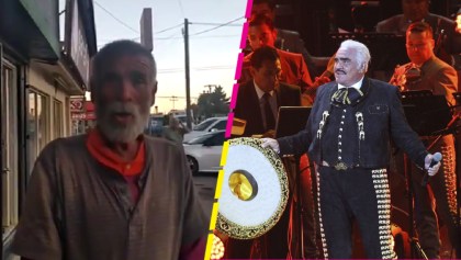 "El chente de Sonora": Artista callejero canta igualito a Vicente Fernández
