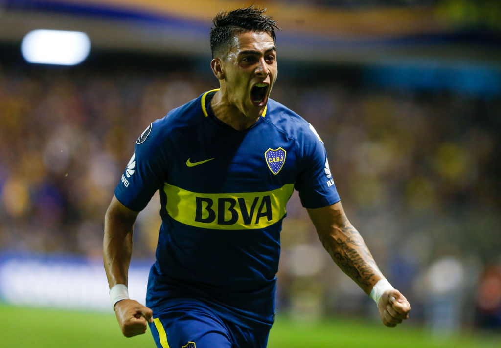 Cristian Pavón, extremo de Boca Juniors