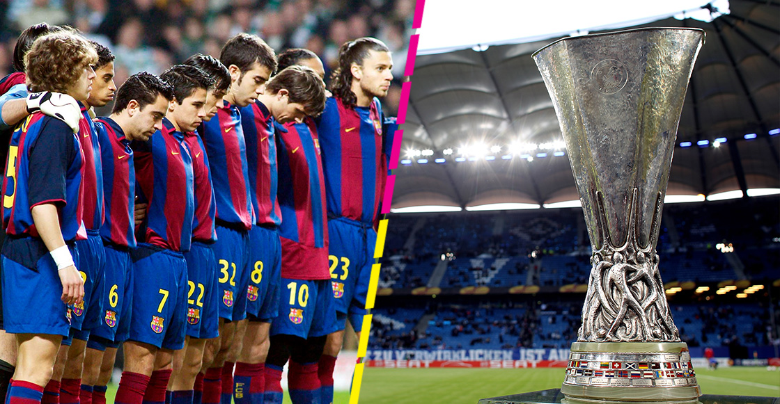 ¿Cuándo fue la última vez que Barcelona jugó Europa League?