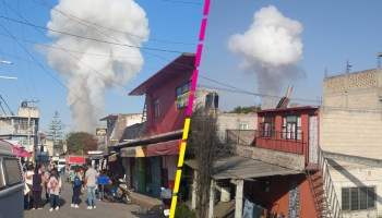 Explosión de pirotecnia en Tultepec