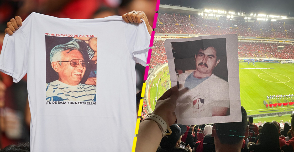 Hasta el cielo: Así es como los aficionados dedican el título del Atlas a sus seres queridos