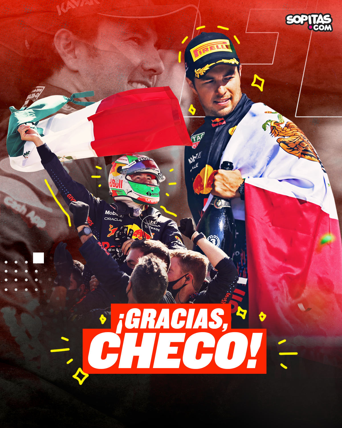 ¡Es una leyenda! Los momentos que marcaron el año 2021 de Checo Pérez en la Fórmula 1