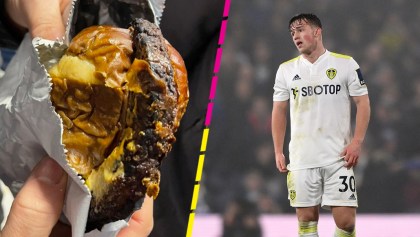 ¿Puck de hockey o carne? Fan del Leeds United hace viral la hamburguesa del estadio