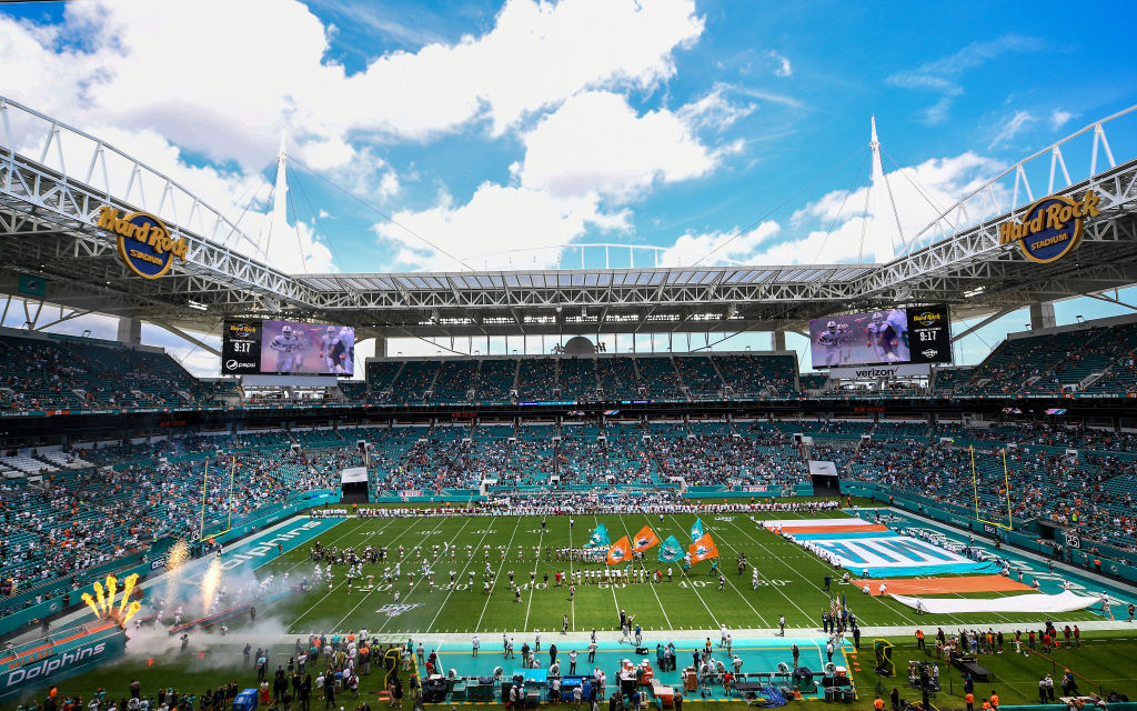 Hard Rock Stadium, casa de los Dolphins en la NFL