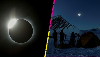 Las fotos y videos del espectacular eclipse solar que oscureció parte de la Tierra