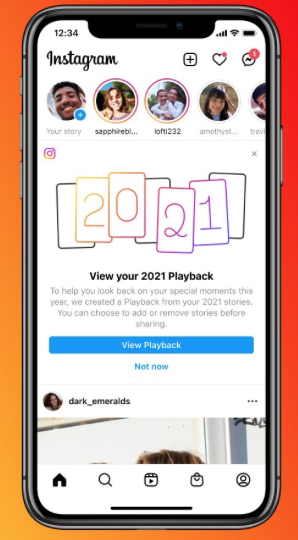 ¡Chéquenle! Instagram lanza 'Playback' para mostrar tus stories más populares de 2021