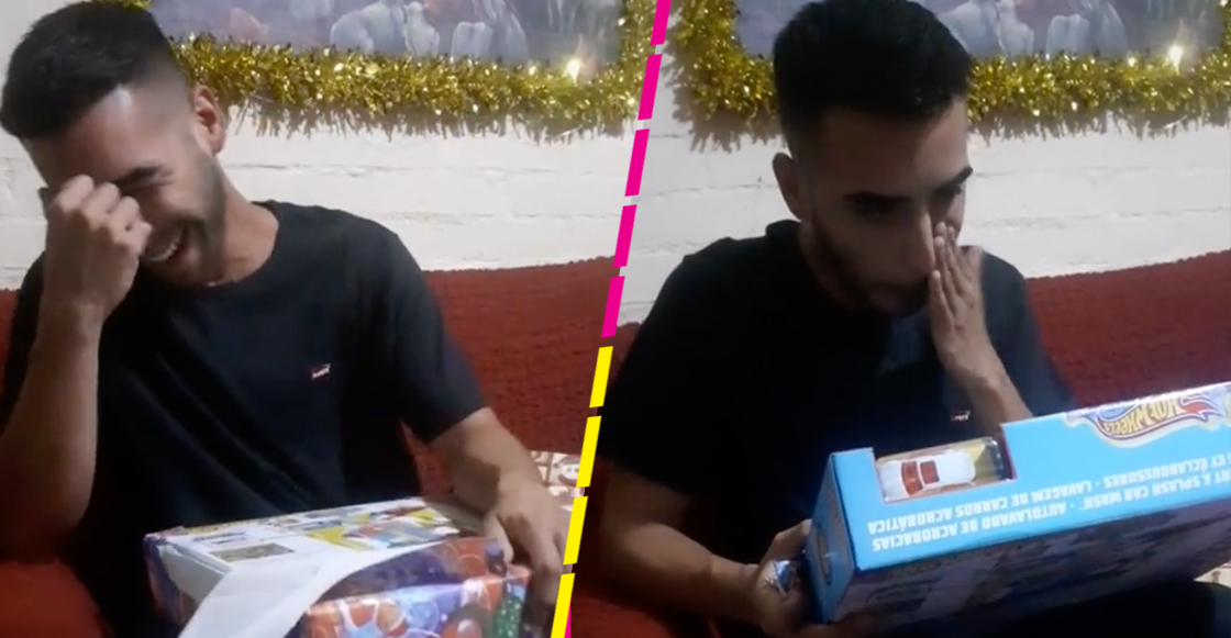 Nos representa: Joven recibe el juguete que quería de niño y termina llorando