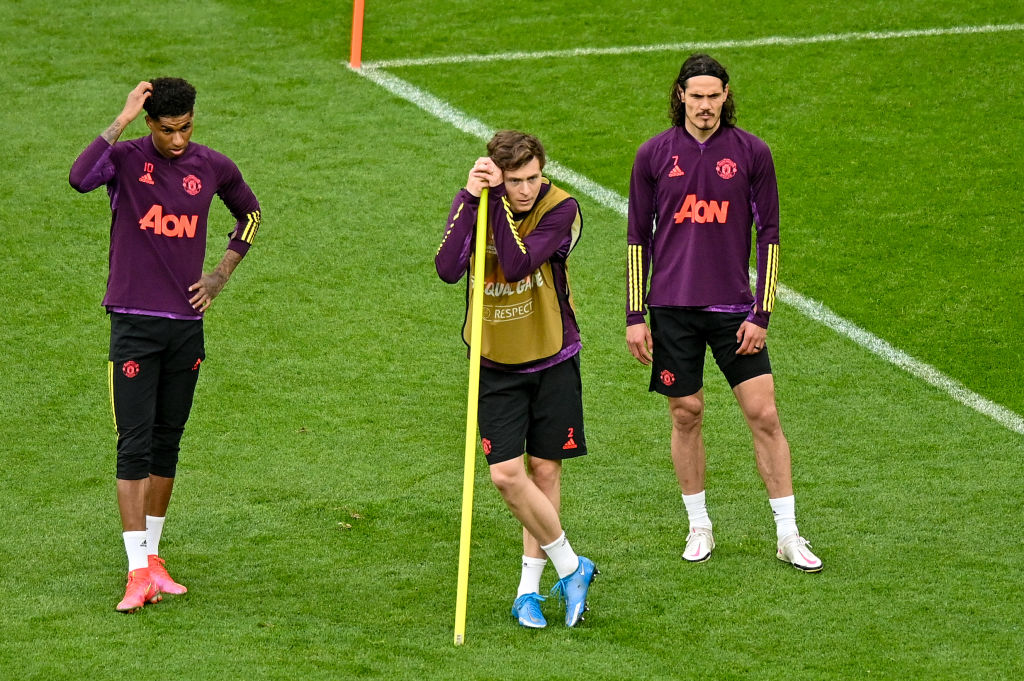 Entrenamiento del Manchester United