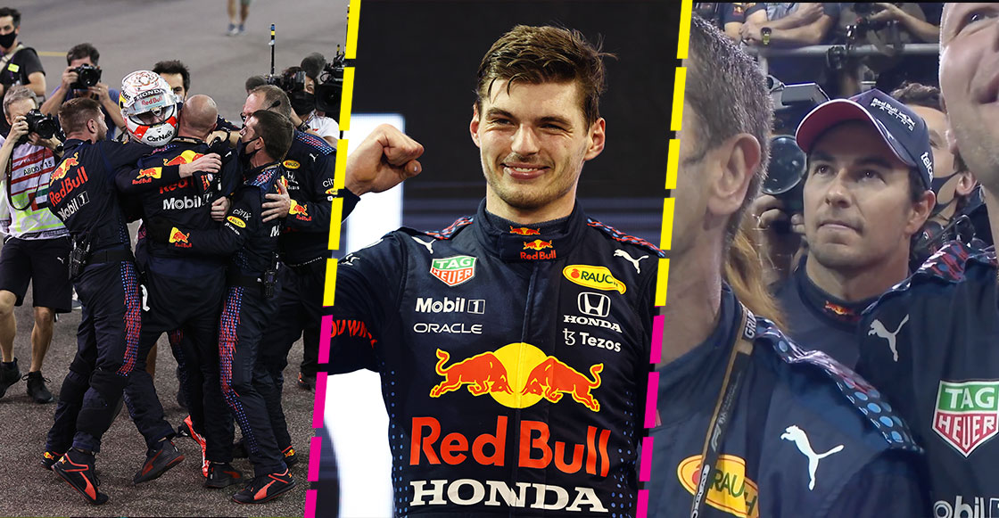 Los festejos de Verstappen, el frustrante abandono de Checo y el triste adiós de Raikkonen en el GP de Abu Dhabi