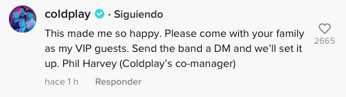 La reacción viral de un niño en México que lo convirtió en invitado VIP al concierto de Coldplay