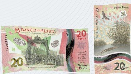 Reconocen al nuevo billete de 20 pesos como el mejor de América Latina
