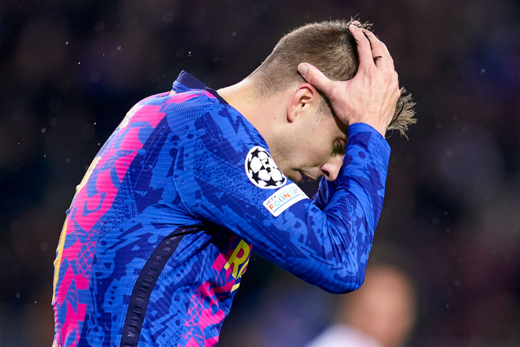 Gerard Piqué, defensor del Barcelona