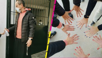 Profesores de una primaria usan falda y se pintan las uñas en apoyo a alumno trans