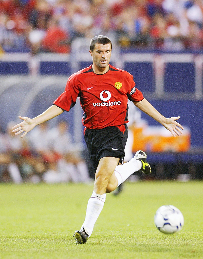 Roy Keane con el Manchester United
