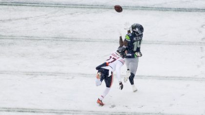 En imágenes: La espectacular nevada en el Seahawks vs Bears de la semana 16 de la NFL