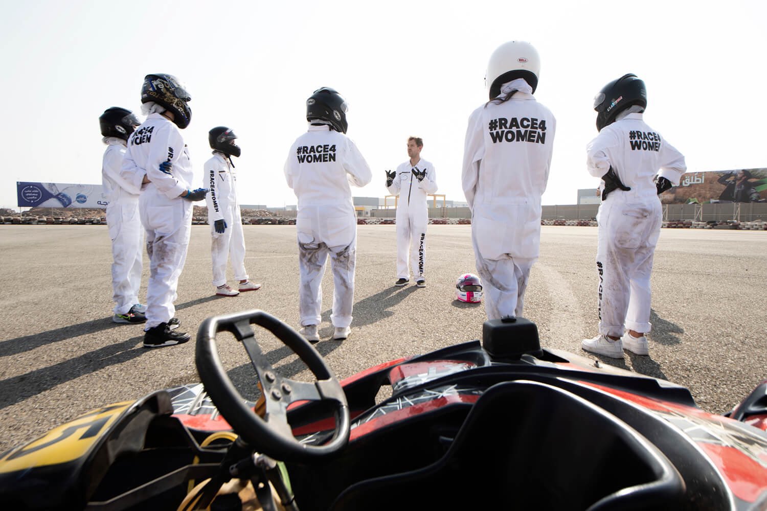 Crack nivel: Las acciones de Sebastian Vettel en el GP de Arabia en busca de la igualdad