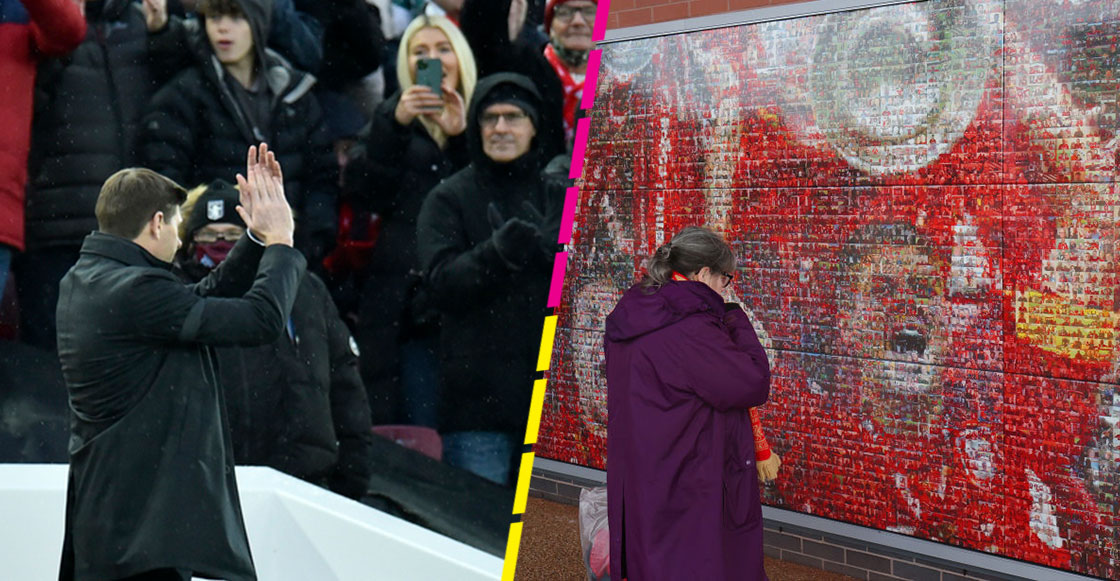 En imágenes: Así fue el regreso de Steven Gerrard a Anfield: "Gracias por el recibimiento"