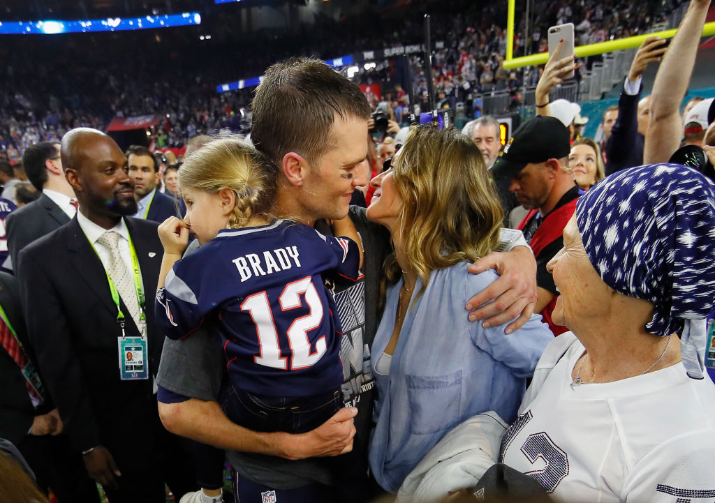 La familia de Tom Brady y Gisele Bundchen