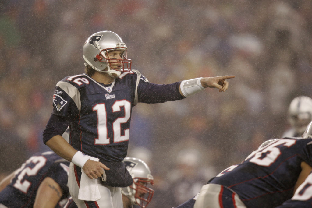 Tom Brady con los Patriots en 2004