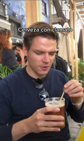 Turista suizo prueba comida mexicana y acá su reacción