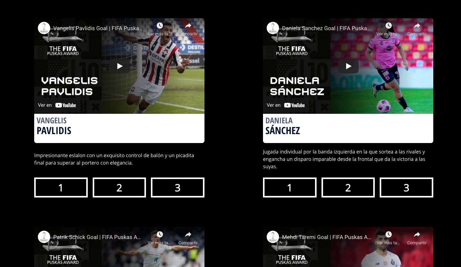 Aquí puedes votar por el gol de la mexicana Daniela Sánchez para el Premio Puskás