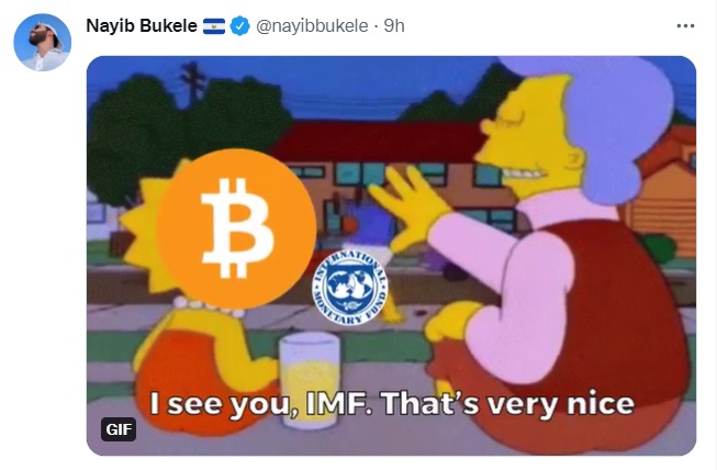 FMI bukele bitcoin el salvador