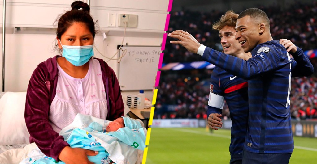 ¡Ulala señor francés! Griezmann y Mbappé inspiran el nombre del primer bebé del 2022 en hospital chileno
