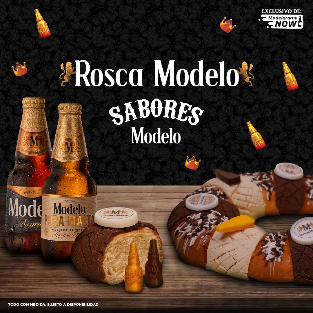 Rosca de Reyes Modelo disponible solo en Modelorama Now