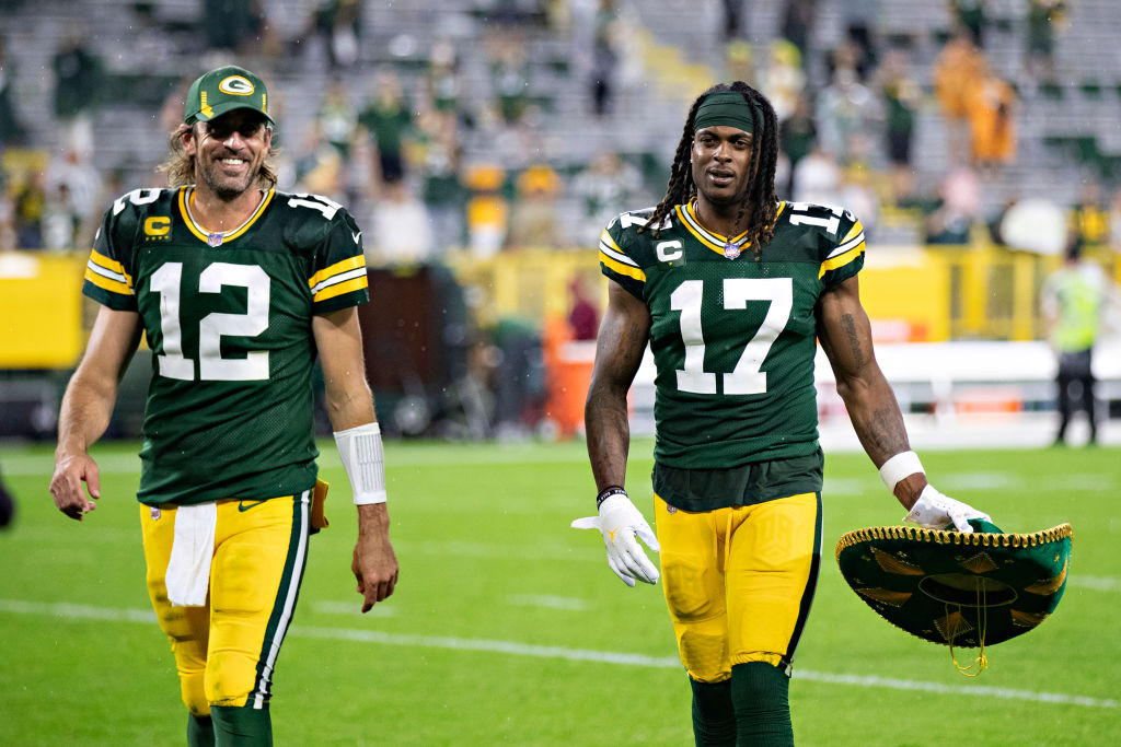 Aaron Rodgers y Davante Adams