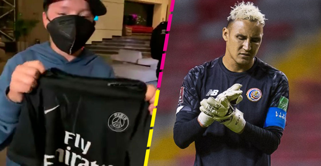 El tierno gesto de Keylor Navas con un niño mexicano que lo esperó en su hotel de concentración