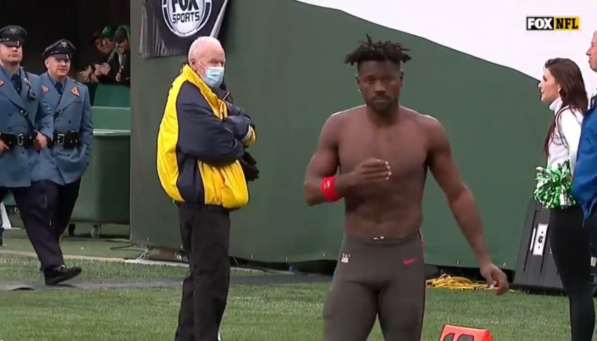 Adiós Tampa Bay: El show de Antonio Brown en el Jets vs Buccaneers de la NFL